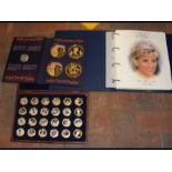A Diana Princess of Wales stamp collection, togeth