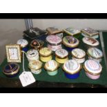 A collection of twenty Halcyon Days enamels