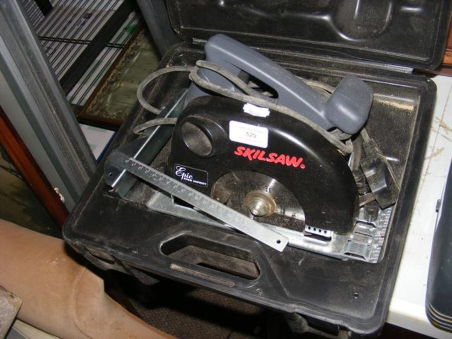 A Skilsaw rotary saw in case