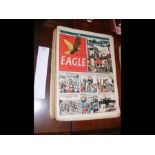 Eagle Comic (1950/51) Vol. 1 No. 1-52 complete, first appearance of Dan Dare Pilot of the Future