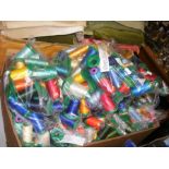 A quantity of coloured industrial standard thread