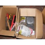 A quantity of tools, brushes and steel wool - in t