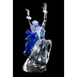 A 20TH CENTURY SWAROVSKI CRYSTAL MAGIC OF DANCE ISADORA FIGURINE, 19.5cm high - unboxed.