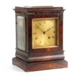 COUSENS & WHITESIDE, 20 DAVIES ST. BERKELEY SQUARE, LONDON. A SMALL MID 19TH CENTURY ROSEWOOD FOUR-