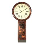 TAILER, KIRKBY (STEPHEN). A GEORGE III CHINOISERIE TAVERN CLOCK the case with chiselled base and