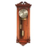 KEMP BROS. UNION STREET, BRISTOL. A SMALL LATE 19TH CENTURY MAHOGANY CASED WALL REGULATOR with