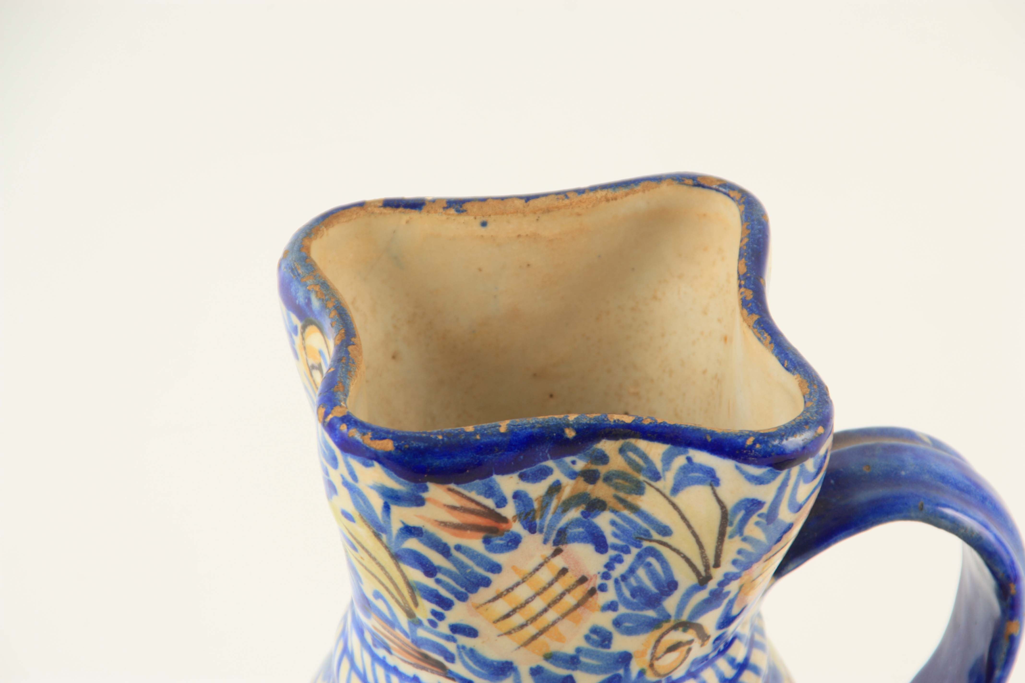 AN 18TH/19TH CENTURY ENGLISH PORCELAIN PEARLWARE BOWL with blue oriental flower spray decoration - Image 2 of 4