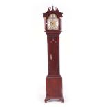 WILLIAM WAKEFIELD, MANCHESTER A LATE 19TH CENTURY MINIATURE WEIGHT DRIVEN LONGCASE CLOCK the hood