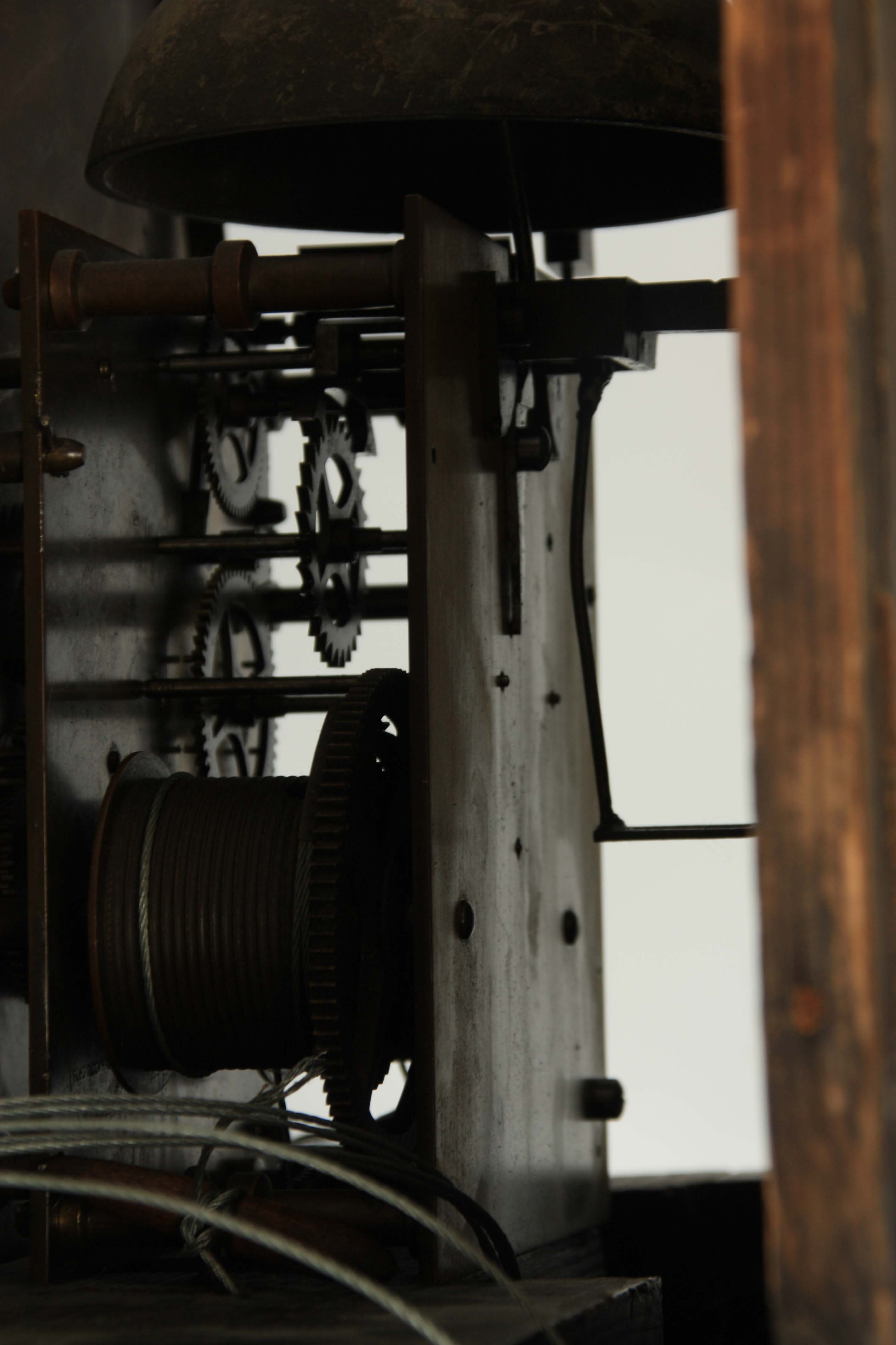 W. & F. HOWARTH, BLACKBURN. A GEORGE III LONGCASE CLOCK the oak and crossbanded mahogany case having - Image 7 of 7