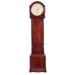 W.J. MITCHELL, PARK ROAD, KILBURN GATE. A REGENCY FLAMED MAHOGANY REGULATOR LONGCASE CLOCK OF