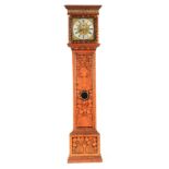 RICHARD STREET, LONDON A FINE LATE 17TH CENTURY WALNUT MARQUETRY LONGCASE CLOCK with moulded