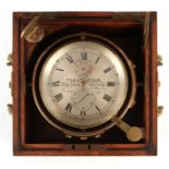 T. S & J. D NEGUS A MID 19TH CENTURY AMERICAN TWO DAY MARINE CHRONOMETER the three-tier rosewood