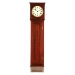 WEBSTER, CORNHILL, LONDON A 19TH CENTURY RAILWAY STATION REGULATOR WALL CLOCK the mahogany case with