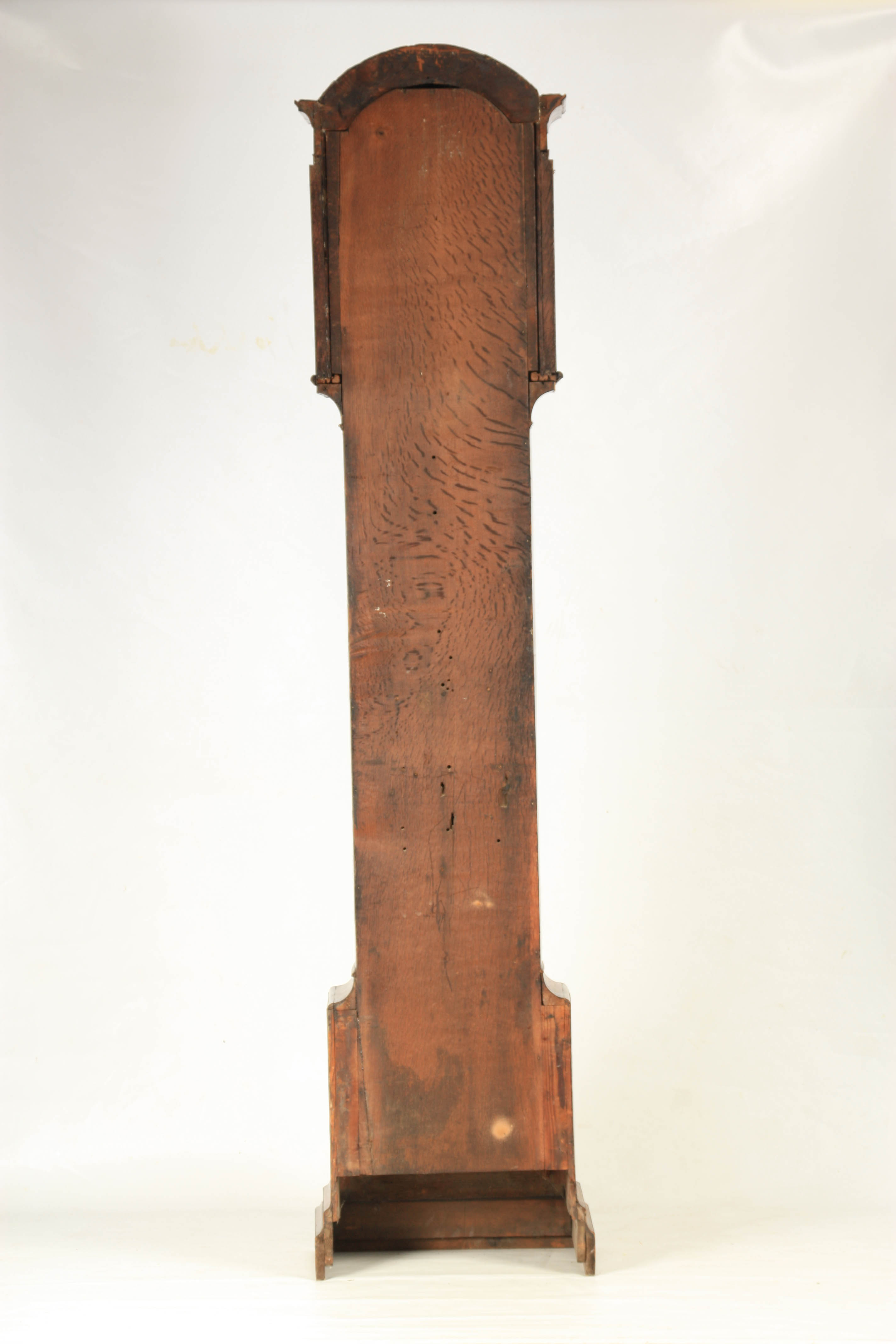 GEORGE CLARKE, LEADEN HALL STREET, LONDON. AN EARLY 18TH CENTURY BURR WALNUT QUARTER CHIMING - Image 6 of 10