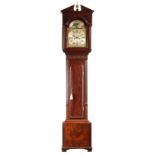 THOMAS FAYRER, LANCASTER A FINE GEORGE III CHIPPENDALE STYLE GILLOWS FIGURED MAHOGANY LONGCASE CLOCK