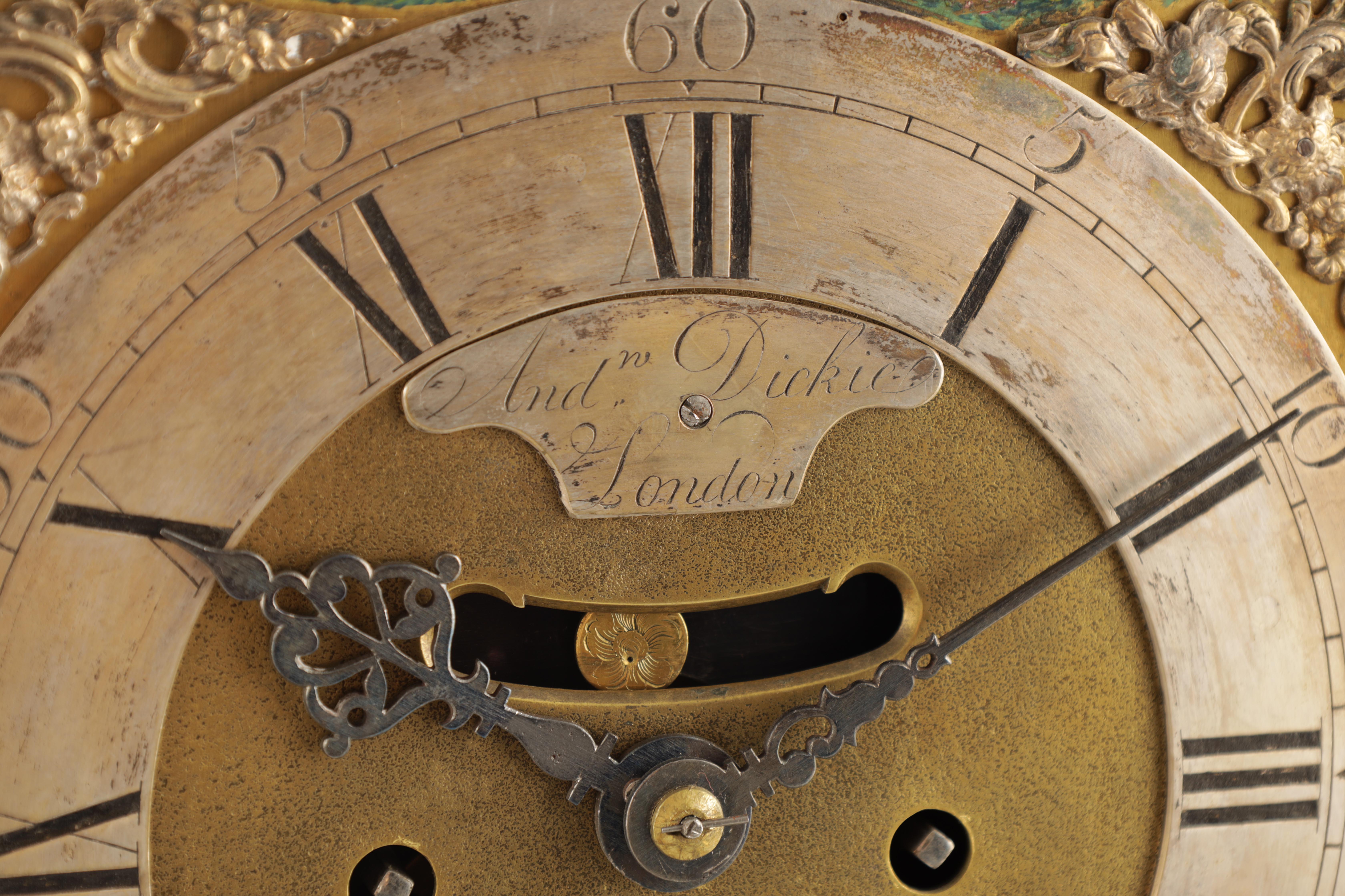 ANDREW DICKIE, LONDON A GEORGE III AUTOMATION VERGE BRACKET CLOCK the ormolu-mounted mahogany case - Image 3 of 10