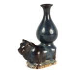 A 19TH CENTURY CHINESE EARTHERN WARE VASE