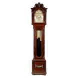 STEPHENSON & SONS, MANCHESTER A FINE QUALITY EDWARDIAN TUBE CHIMING MAHOGANY LONGCASE CLOCK