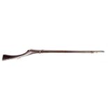 AN INDIAN MATCHLOCK 44" BAREL MUSKET