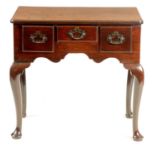 A GOOD GEORGE II MAHOGANY LOWBOY