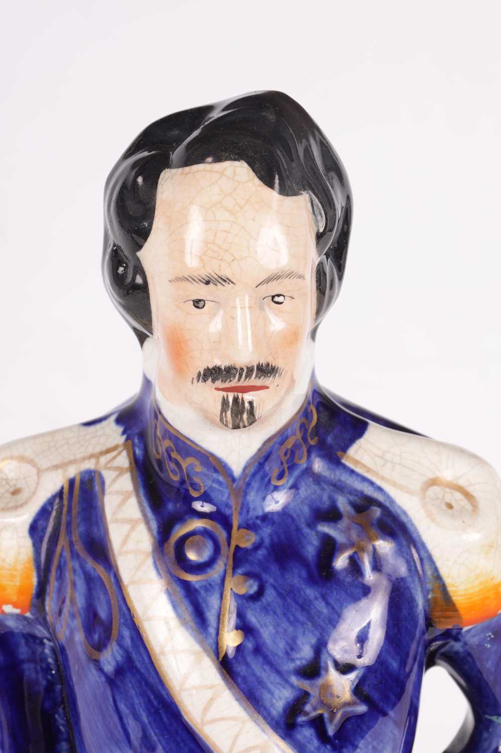 A 19TH CENTURY STAFFORDSHIRE FIGURE OF NAPOLEON - Image 4 of 6