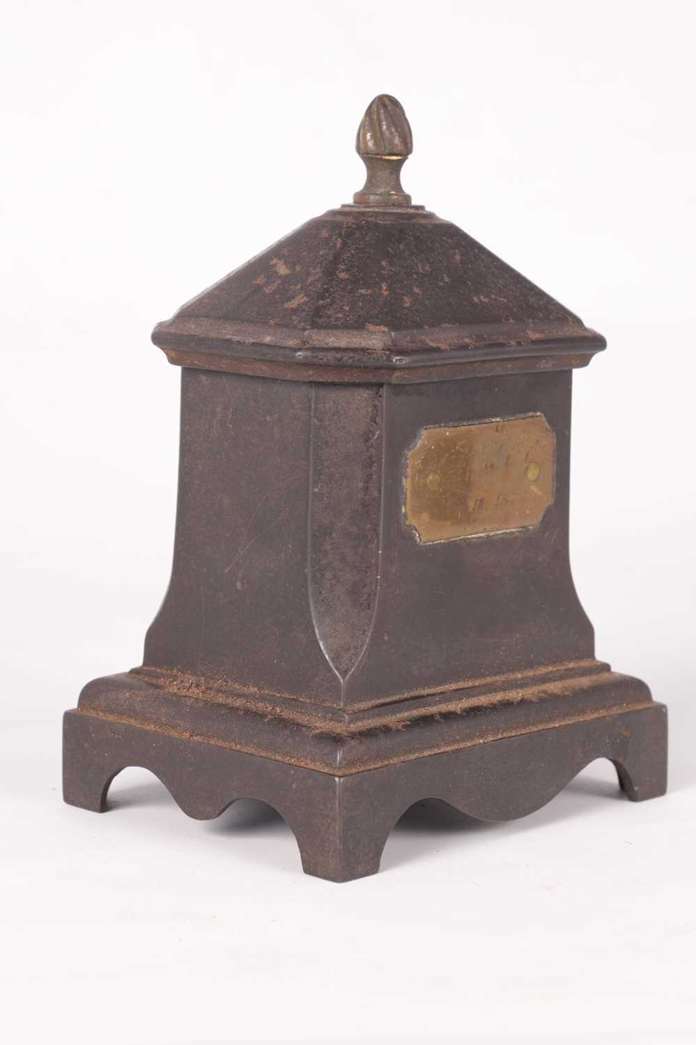 A 19TH CENTURY IRONWORK PRESENTATION TOBACCO BOX - Image 3 of 8