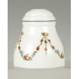 A 20TH CENTURY OPAQUE GLASS LAMP SHADE