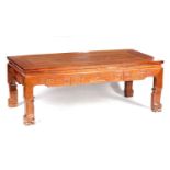 AN EARLY 20TH CENTURY CHINESE HARDWOOD OCCASIONAL TABLE