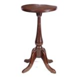 AN 18TH CENTURY STYLE OAK AND FRUITWOOD OCCASIONAL TABLE