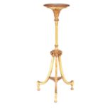 AN 18TH CENTURY ADAM STYLE CARVED GILTWOOD TORCHERE