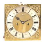 EDMUND MASSEY, LONDINI, FECIT. A LATE 17TH CENTURY 11" EIGHT-DAY LONGCASE CLOCK MOVEMENT