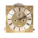 A LATE 17TH CENTURY 10" EIGHT-DAY LONGCASE CLOCK MOVEMENT