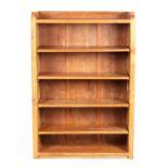 ROBERT 'MOUSEMAN' THOMPSON A BURR OAK AZED OPEN BOOKCASE