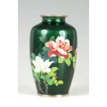 A MEIJI PERIOD JAPANESE CLOISONNÉ VASE