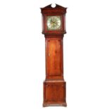 JOHN OWEN, LLANWRST A WELSH GEORGE III OAK AND ELM EIGHT-DAY LONGCASE CLOCK