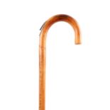 A 20TH CENTURY HORSE MEASURE WALKING STICK