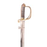 A 19TH CENTURY 1845 PATTERN INFANTRY OFFICERS SWORD BY HENRY WILKINSONS