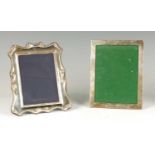 TWO SILVER PICTURE FRAMES