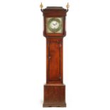 W NEWBY, KENDAL A LATE 18TH CENTURY OAK 30HR LONGCASE CLOCK