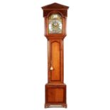 WILLIAM PARKINSON, LANCASTER A GEORGE III OAK AND MULBERRY LONGCASE CLOCK