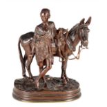 ALFRED E. DUBUCAND (French, 1828-1894) A 19TH CENTURY BRONZE SCULPTURE