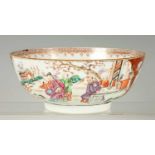 AN 18TH CENTURY CHINESE POLYCHROME BOWL