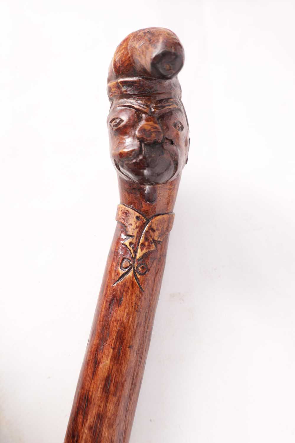 A GROUP OF THREE 19TH CENTURY WALKING STICKS - Image 12 of 12