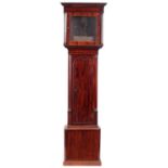 A LATE GEORGE III MAHOGANY GILLOWS STYLE LONGCASE CLOCK CASE