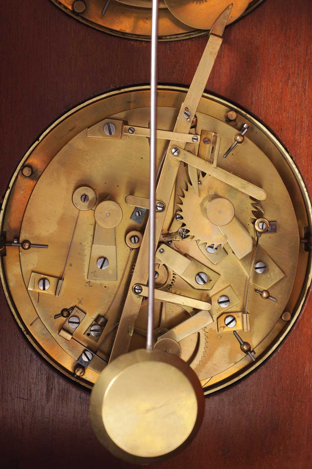 AN EARLY 20TH CENTURY FRENCH PERPETUAL CALENDAR AND MOONPHASE MANTEL CLOCK - Image 10 of 13