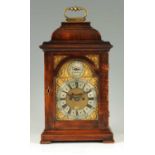 ANDREW PRIME, LONDON A SMALL MID 18TH CENTURY DOUBLE FUSSEE BRACKET CLOCK