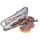 TWO ANTIQUE VIOLINS