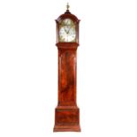 WILLIAM DUTTON, LONDON A FINE AND RARE GEORGE III FIGURED MAHOGANY GRAND SONNERIE STRIKING LONGCASE