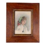 FRAMED PORTRAIT OF A LADY