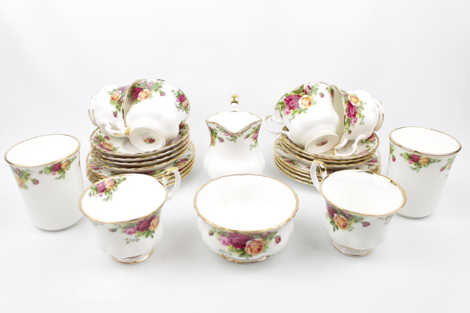 Collection of Royal Albert Old Country Roses Setting for Seven